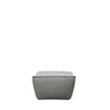 Soho Modular Contemporary Ottoman - Silver Grey