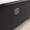 Haywood Black American Ash Wood & Brass Entertainment Unit