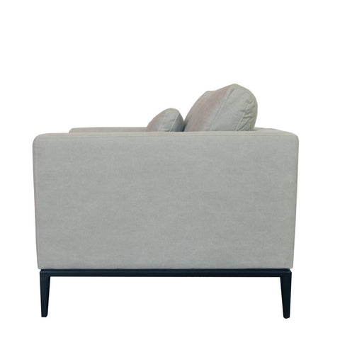 Tyson Comfortably Luxurious Modern Armchair Grey Colour