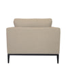 Tyson Comfortably Luxurious Modern Armchair Taupe Colour