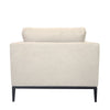 Tyson Comfortably Luxurious Modern Armchair Sand Colour