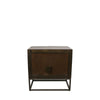 Felix Carved Bedside Table / Lamp Table Modern Chic