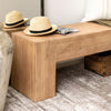Rustic Reclaimed Elm Wood “Olma” Interior Design Bench With A Difference