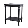 Cyrus Tray Top Bedside Table / Side Table  Rectangle - French Country Chic
