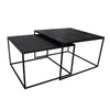 Tonto Modern Nesting Coffee Table Set - Black