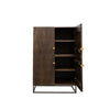 Felix Carved 4 Door Sideboard Cabinet / Cupboard Modern Chic (Smaller)