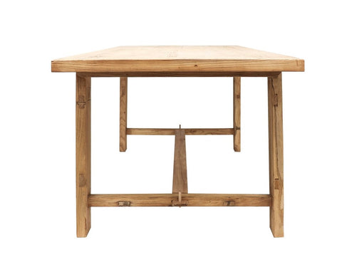 Parq Reclaimed Elm Dining Table - Handcrafted Farmhouse Chic