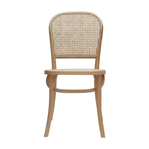 Bentwood Café Artistic Rattan Natural Dining Chair