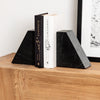 Marble Bookends Decorative Ornaments - Black Marble