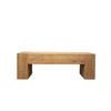 Rustic Reclaimed Elm Wood “Olma” Interior Design Bench With A Difference