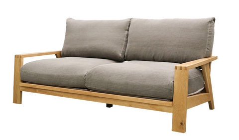 Laid Back Modern Cassel 3 Seater Sofa - Coastal Grey