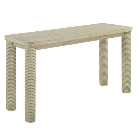Riad Console Table / Hall Table Carved Circle Geometric Design