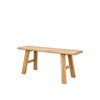 Shorter Reclaimed Elm Parq Bench Seat - Handcrafted Farmhouse Chic
