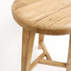 Round Natural Reclaimed Elm Parq Bar Stool / Barstool / Counter Stool - Handcrafted Farmhouse Chic