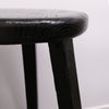 Round Black Reclaimed Elm Parq Bar Stool / Barstool / Counter Stool - Handcrafted Farmhouse Chic