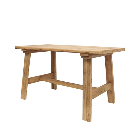 Parq Reclaimed Elm Bar Leaner Table - Handcrafted Farmhouse Chic