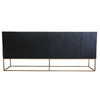 Brooklyn Sideboard Iron & Oak Modern Geometric Chic