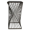 Prism Iron Abstract Geometric Side Table