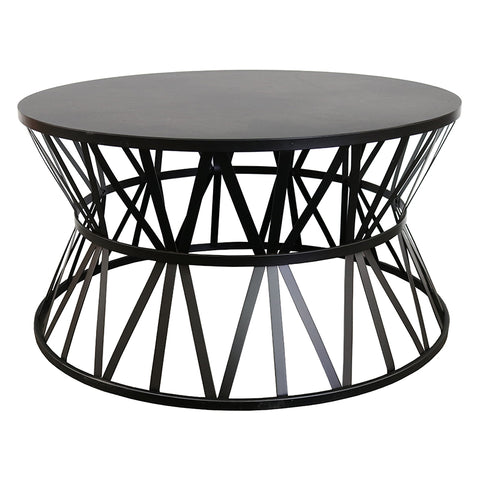 Karon Artistic Geometric Metal Coffee Table