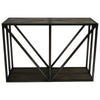 Chic Modern Tennessee Wood & Iron Console Table