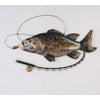 Fish & Fishing Rod Wall Art Metal Wall Hanging