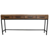 Carlton Charming Iron & Wood 1.8m Console Table