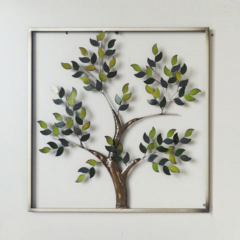 Springtime Tree of Life Metal Wall Art Hanging