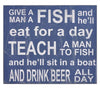 Funny Sign - Men, Fishing & Beer