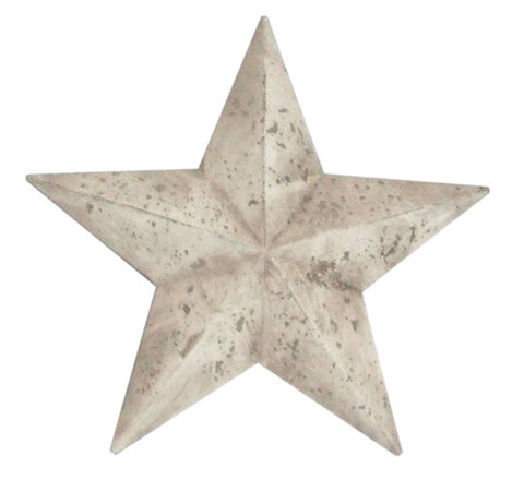 Terracotta Star Shabby Chic Indoor Or Outdoor Garden Ornament (Small)