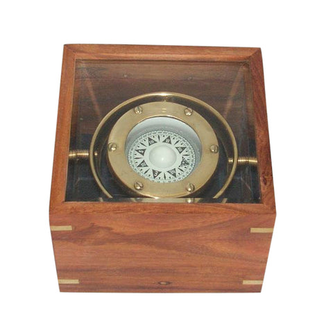 Maritime Gimbal Compass In A Box - Great Gift!