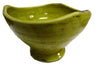Handmade Mexican Ceramic Tulip Bowl For Salads or Decoration (Lime)