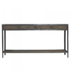 Tennessee Wood & Iron Engineer Console Table / Entertainment Unit