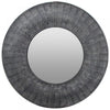Marrakesh Round Morocco Patterned Mirror (Black)