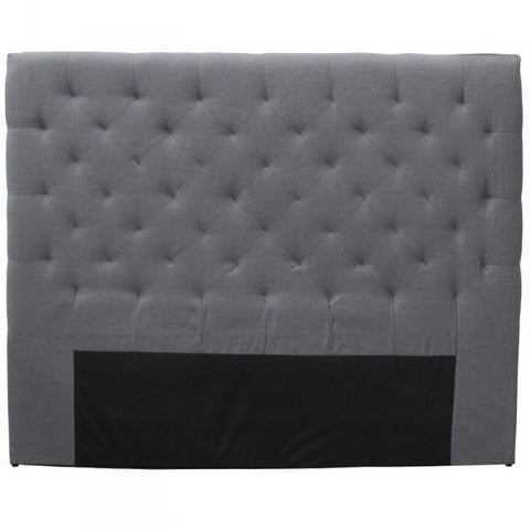 Grey Linen Bedhead Headboard 