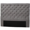 Bedhead Headboard "Cherry" Super King French Grey Velvet