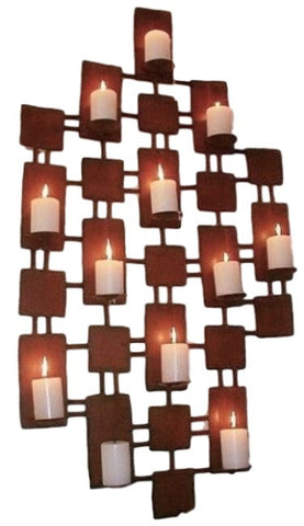 Huge Rustic Iron Candleholder Grand Entrance / Outdoor Feature Piece (Vertical)