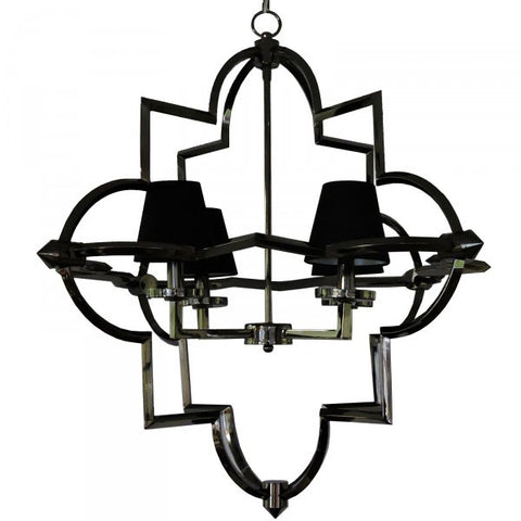 Monique Chandelier Dark Nickel Light
