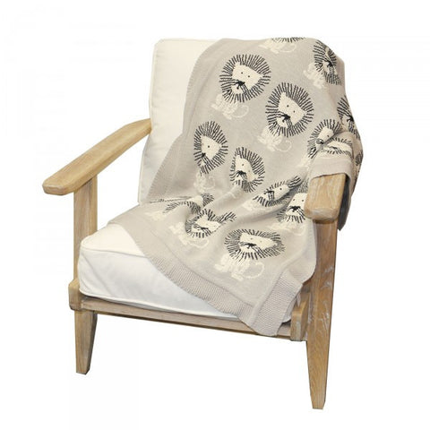 Bold as a Lion Cotton Nursery / Lounge / Bed Throw