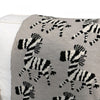 Zebras By Numbers Cotton Nursery / Lounge / Bed Throw