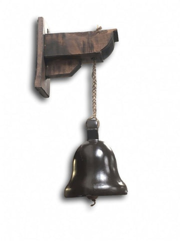 Rustic Decorative Mexican Terracotta Bell Character Piece