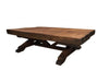 Sabino Wood Rustic Chic Thick Cut Coffee Table