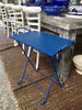 Villa Table Country Shabby Chic Folding Table (Blue)