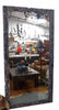 Black Washed Authentic Aged Wood Mirror XXL - Rustic Character Piece