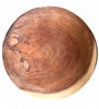 Muy Grande Decorative Platter Teak Wood Hand Turned Natural Interiors