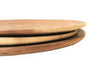 Muy Grande Decorative Platter Teak Wood Hand Turned Natural Interiors