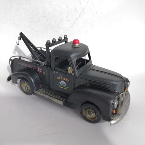 Black Tow Truck Vintage Style Automobilia - Perfect Gift!