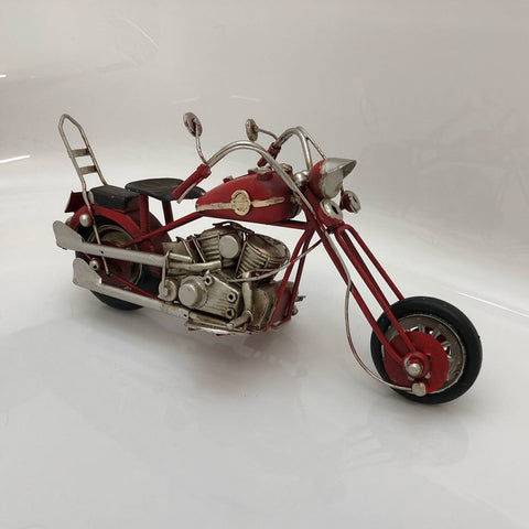 Rustic Motorbike Vintage Styled Model Replica Ornament