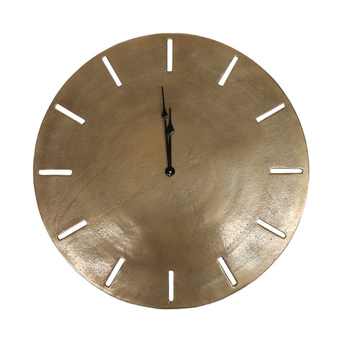 Aluminium Songo Antique Brass Clock Interior Design Decorative Showpiece