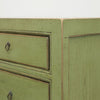 Distressed Green Oriental 6 Drawer Dresser / Commode