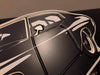 Black Embossed Chevelle Hot Wheels Wall Art Sign